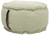 20" Green and White Round Pouf Ottoman