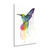 Rainbow Hummingbird 4 Wrapped Canvas Print Living Room Wall Art