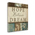 Hope Believe Dream 5 Wrapped Canvas Print Living Room Wall Art