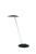 15" Silver Metal Bedside Table Lamp With Silver Shade