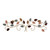 Multicolor Metal Leaves in a Bunch Over the Door Decor
