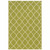 8' X 11' Green Geometric Stain Resistant Indoor Outdoor Area Rug