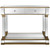 Gold Accent Console Table