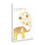 Imagine Elephant 2 Wrapped Canvas Print Living Room Wall Art