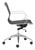 Black Ergonomic Conference Room Low Back Rolling Office Chair