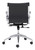 Black Ergonomic Conference Room Low Back Rolling Office Chair