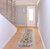 7' Orange and Ivory Medallion Power Loom Runner Rug