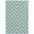 8' X 11' Blue Geometric Stain Resistant Indoor Outdoor Area Rug