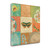 Folk Floral IV Center Butterfly Wrapped Canvas Print Living Room Wall Art