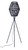 Nest Floor Lamp Black