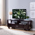 Red Cocoa Stylish Curved Legs TV Stand with Drawers