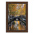 Canal Reflections 11 Brown Picture Frame Print Wall Art