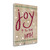Joy To The Whole World 3 Wrapped Canvas Print Living Room Wall Art