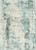 9'x13' Ivory Blue Machine Woven Abstract Indoor Area Rug