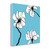 Flowers In Blue 2 Wrapped Canvas Print Living Room Wall Art