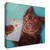"Dog Selfie" Wrapped Canvas Print Wall Art