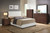 86" X 63" X 47" Queen White Pu Panel Bed