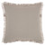 Solid Gray Contemporary Throw Pillow