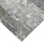 8' x 10' Gray and Blue Abstract Power Loom Area Rug