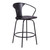 40" Iron Swivel Counter Height Bar Chair