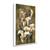 Golden Calla Lilies Wrapped Canvas Print Wall Art