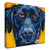 "Black Dog" Wrapped Canvas Print Wall Art