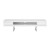 High Gloss White on Chrome TV Stand Media Center