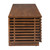 71" Walnut Modern Retro Grooves TV Media Center