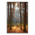 Autumn Forest 12 Silver Wrapped Canvas Print Wall Art
