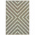 6' X 9' Grey Geometric Stain Resistant Indoor Outdoor Area Rug