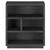 32" Gray Four Tier Standard Bookcase