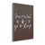 Give It To God Brown 3 Wrapped Canvas Print Living Room Wall Art