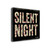 Silent Night 5 Wrapped Canvas Print Living Room Wall Art