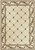 2' X 3' Ivory And Brown Floral Vines Area Rug