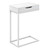 16" X 10.25" X 24.5" White Metal With A Drawer Accent Table