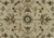 10' Gray Ivory And Taupe Wool Floral Tufted Handmade Stain Resistant Runner Rug