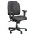 29.5" x 26" x 37" Black Tilt Tension Control Fabric Chair