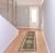 2' X 8' Navy And Ivory Oriental Power Loom Stain Resistant Runner Rug Polypropylene