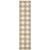 2' X 8' Beige And Ivory Geometric Power Loom Stain Resistant Runner Rug