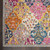8' Gray And Ivory Geometric Distressed Runner Rug