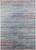 12' X 15' Blue Ivory And Orange Abstract Power Loom Stain Resistant Area Rug