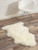 2' x 3' Ivory New Zealand Natural Sheepskin Rug - 4512822886657
