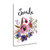 Smile 1 Wrapped Canvas Print Living Room Wall Art