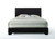 86" X 79" X 47" Brown Pu Eastern King Panel Bed