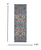 Homeroots Home Decor Denim Blue Florals Distressed Runner Rug, 2 x 6 Inch