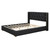 Black Tufted Upholstered Twin Bed Frame