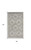 3' X 5' Grey Ivory And Blue Southwestern Power Loom Non Skid Area Rug - 606114460916