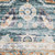 4' X 6' Blue and Beige Oriental Non Skid Area Rug