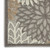 Homeroots Home Decor Natural and Gray Indoor Outdoor Runner Rug, 2 X 10 feet