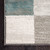 5' X 8' Teal Ivory And Gray Geometric Area Rug